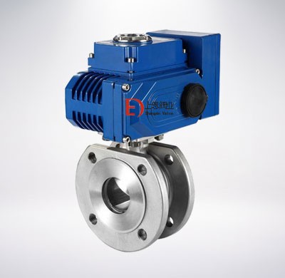 電動對夾球閥